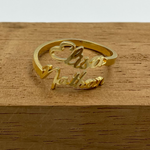Load image into Gallery viewer, ATENA Personalized Double Name Ring