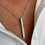 Load image into Gallery viewer, ATENA 3D Bar Necklace
